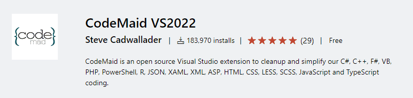 visual studio 2022 extensions