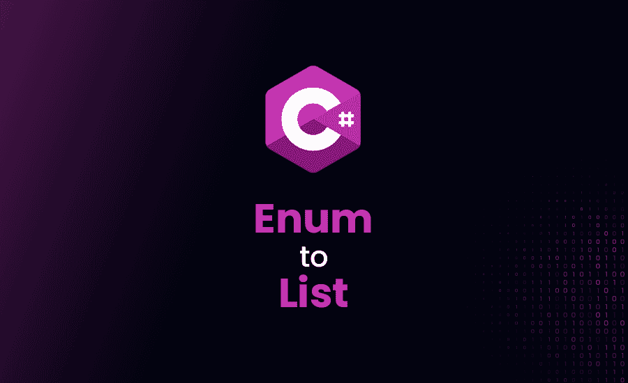 How to Convert C# Enums to Lists