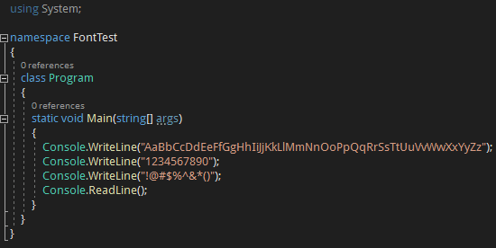 visual studio 2022 fonts