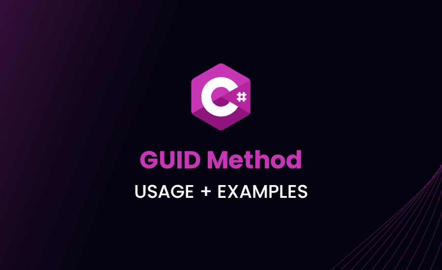 GUID Method in C#