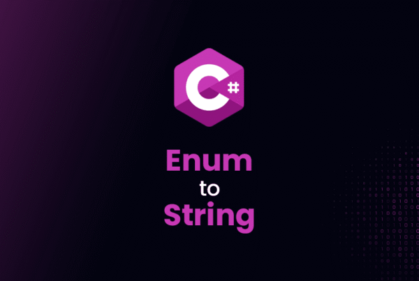 Enum to String
