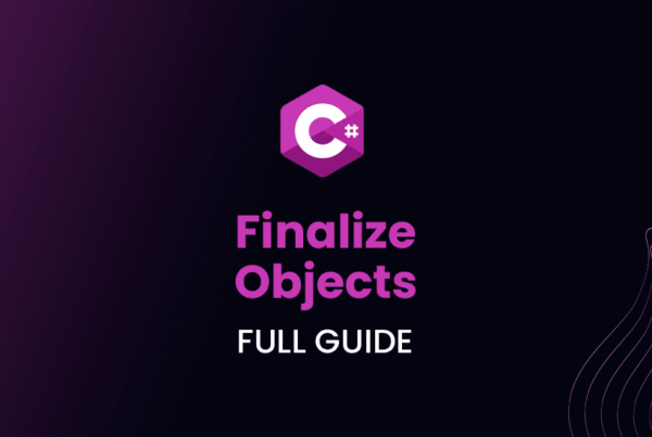 C# Finalize Objects