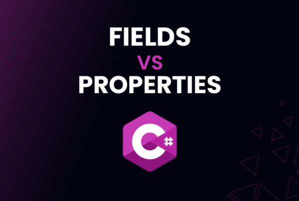 fields vs properties csharp oops