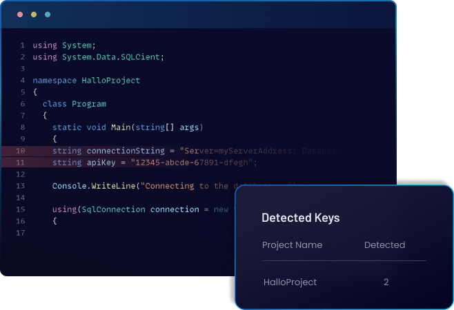 Secrets | AI-powered detection