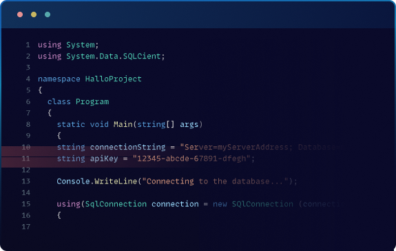 Secrets | AI-powered detection