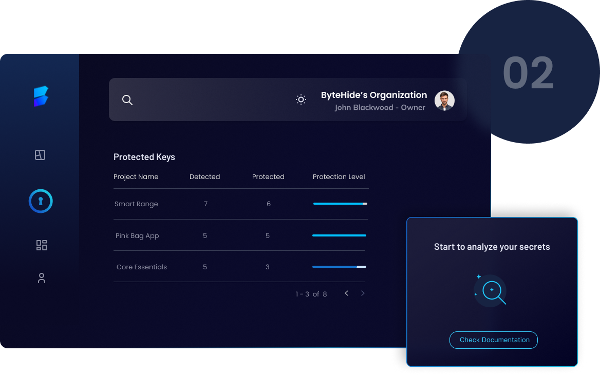 Scan and protect your secrets