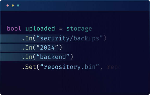 Storage | Folder Structuring