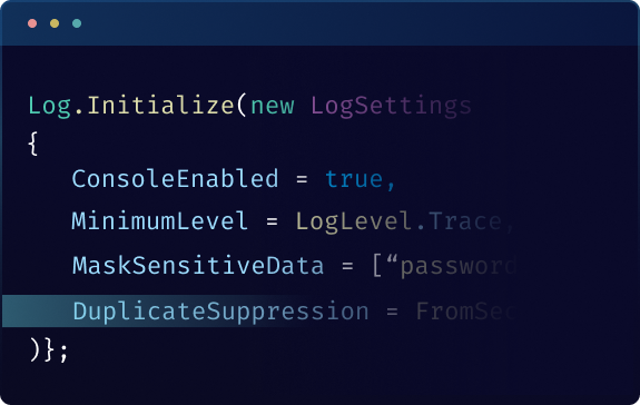 Duplicate Log Suppression