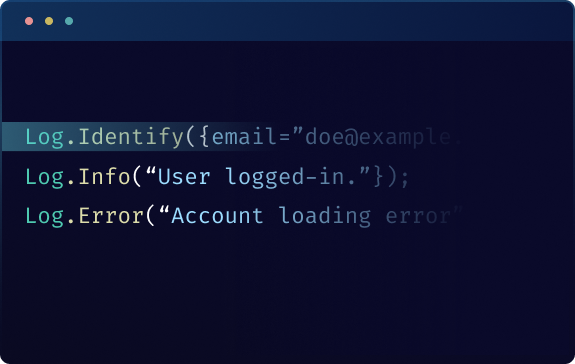 User Identification in Logs