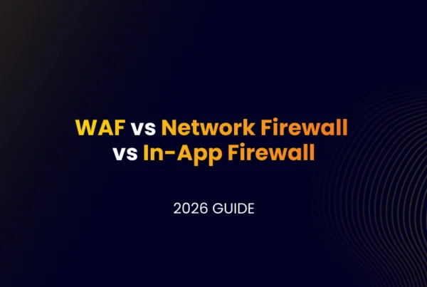 WAF vs Network Firewall vs In-App Firewall
