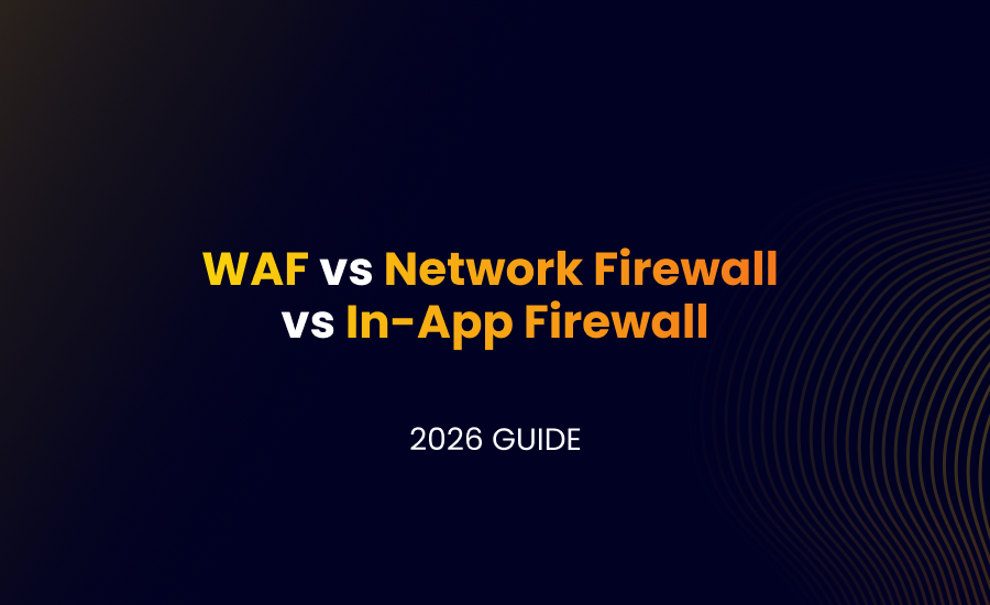 WAF vs Network Firewall vs In-App Firewall